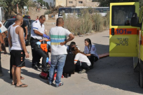 بالصور: مصرع سيدة اثر تعرضها لحادث دهس في شارع "بنتسكر" بمدينة اللد